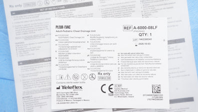 Teleflex A-6000-08LF Pleur-Evac Adult Pediatric Chest Drainage Unit